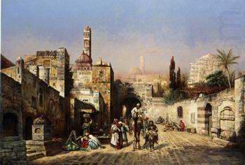 Arab or Arabic people and life. Orientalism oil paintings  381, unknow artist